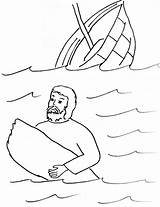 Coloring Pages Shipwreck Getcolorings Apostle Paul sketch template