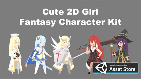cute 2d girl fantasy character kit demo youtube
