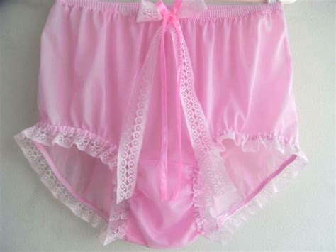 17 color pink sheer nylon granny panties briefs pink lace leg etsy