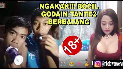 Ngakak Bocil Godain Tante Tante Waria Prank Ome Tv Lucu Abis Youtube