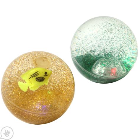 Bouncy Glitter Light Up Balls Sensory Processing Toy