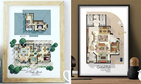 Here S What The Floorplan From Your Favourite Tv Show