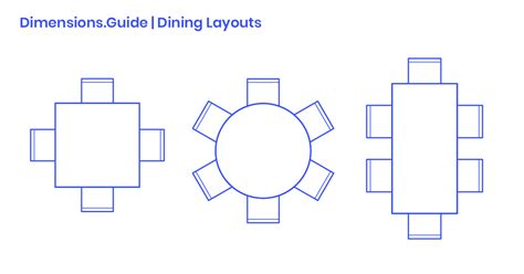 dining room layouts dimensions drawings dimensionscom