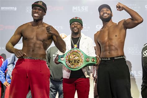 weights adonis stevenson badou jack square   light heavyweight title fight  ring