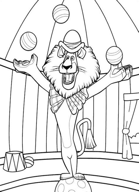 specially designed circus coloring pages  kids coloring pages