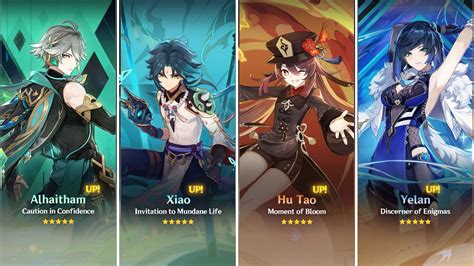 genshin impact  update release date banners   characters