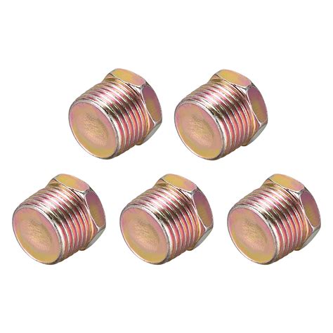 male thread plugs carbon steel outer hex thread socket bung plug pipe fitting  pcs
