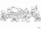 Ninjago Lego Coloring Pages Printable Supercoloring Drawing Paper Characters Anime Cartoon sketch template
