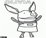 Olivia Pig Coloring Little Adventures Pages Oncoloring sketch template