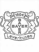 Ausmalen Wappen Leverkusen Bayer Ausmalbild Fussball Fußball Malvorlagen sketch template
