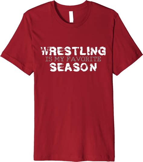 amazoncom wrestling premium  shirt clothing
