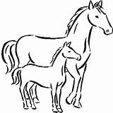 Coloring Horse Pages Easy Baby Library Clipart Drawing sketch template