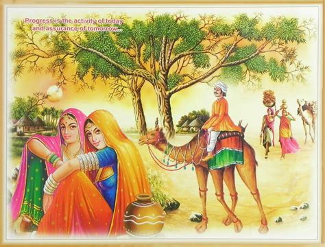 Pin By Acg Ram On Best Indian Art Images Rajasthani Painting Village