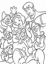 Dwarfs Snow Coloring Seven Pages Disney Drawing Printable Coloring4free Colouring Dwarves Kids Print Princess Search Getdrawings sketch template