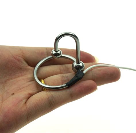 electric shock penis rings for male sex game electro penis plug sex