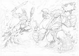 Ragnarok Hulk Thor Getdrawings sketch template
