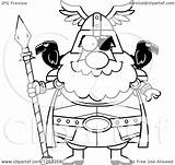 Odin Chubby Illustration Cartoon Happy Clipart Royalty Surprised Gasping Vector Thoman Cory sketch template