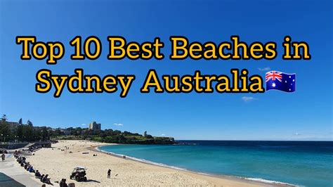 top 10 best beaches in sydney australia lady traveller youtube