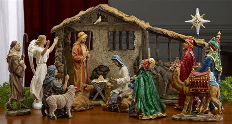 collectibles nativity sets gifts  christmas nativity