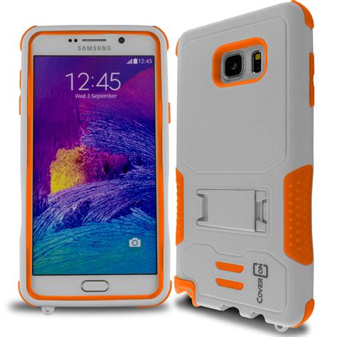 samsung galaxy note  case hybrid tough hard kickstand phone armor cover ebay
