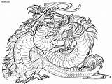 Dragon Coloring Pages Chinese Adult Adults Year Color Drawing Book China Printable Print Colouring Dragons Line Myth Getdrawings Gif Popular sketch template