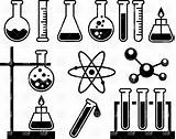 Science Chemistry Equipment Lab Tools Clipart Laboratory Coloring Choose Board Pages Scientist Mad sketch template