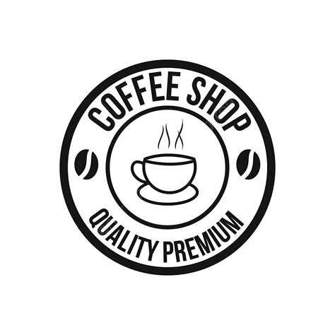 coffee logo vintage vector icon cafe shop element illustration emblem
