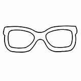 Eyeglasses Eyeglass sketch template