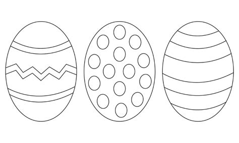 egg shape templates  print