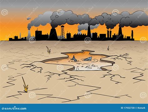 environmental pollution stock vector illustration  pollution