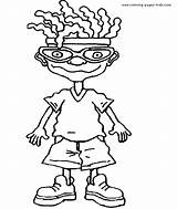 Rocket Power Coloring Pages Cartoon Color Printable Kids Character Otto Characters Sheets Found Rockets Print Book sketch template