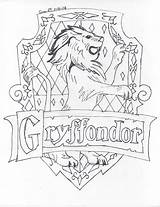 Gryffindor Potter Harry Coloring Hogwarts Pages Crest House Castle Drawing Logo Houses Deviantart Ravenclaw Drawings Colouring Easy Printable Color Crests sketch template