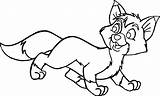 Fox Anime Coloring Pages Baby Getcolorings Cute Draw Printable sketch template