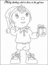Noddy Coloring Pages Thinking Kids Something Cartoon Toyland Print Sheet Getting Gift Color Ultimate sketch template