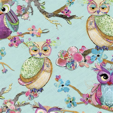 wishes fabric boho owls mint fabric owl crazy quilts