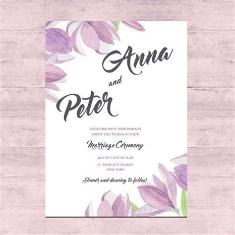 vector   floral wedding card ltheme