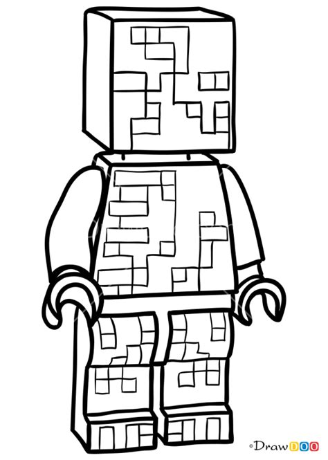 minecraft zombie pigman coloring pages  minecraft coloring page