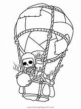 Clash Clans Balloon Coloringpages101 sketch template