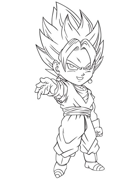 Dragon Ball Z Majin Vegeta Coloring Pages