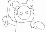 Roblox Piggy Raskrasil Colorear Coloringgames Zum Spielen sketch template