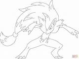 Zoroark Generation Drukuj sketch template