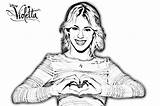Violetta Coloring Pages Kids Children Funny Activiteiten Stoessel sketch template