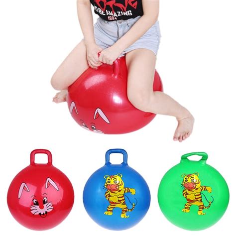 24 gorgeous inflatable jump ball hopper bounce retro ball with handle