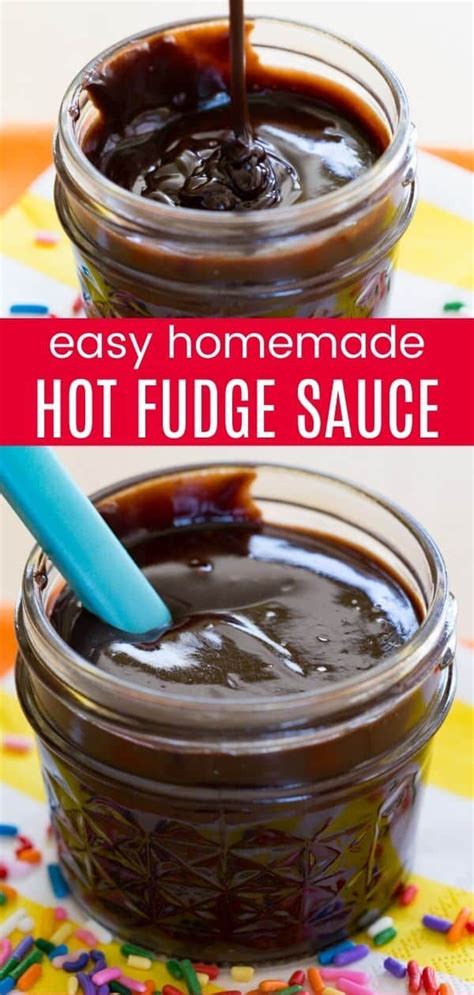 Easy Hot Fudge Recipe Hot Fudge Chocolate Sauce Recipes Fudge Recipes