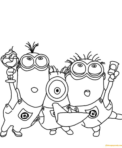 minions despicable   coloring pages cartoons coloring pages