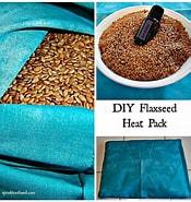 Image result for Flax Seed Heating Pad. Size: 175 x 185. Source: www.pinterest.com