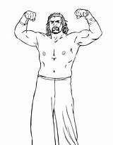 Wwe Coloring Pages Wrestling Wrestlers sketch template
