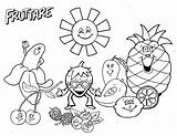 Fruit Coloring Salad Pages Kids Color Activities Fun Drawing Worksheet Printable Funny Happy Getdrawings Lovely Print Families Getcolorings Living sketch template