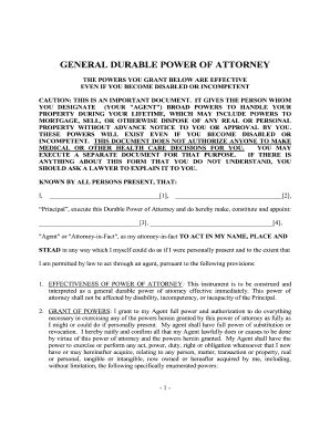 printable power  attorney form nj pictures picture