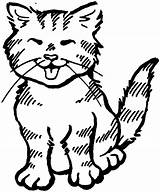 Colorir Gatos Desenhos Gato Compartilhe sketch template